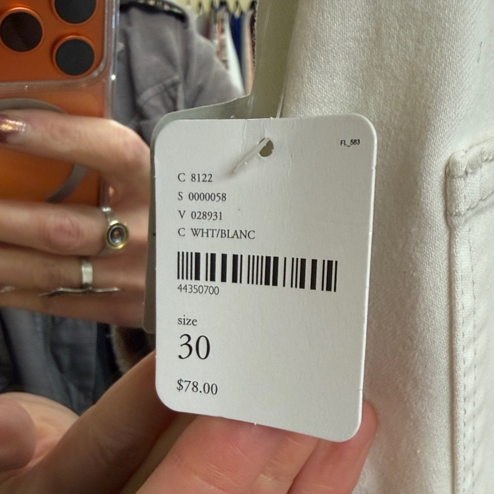 Free People White float on Flare Jeans NWT - image 3